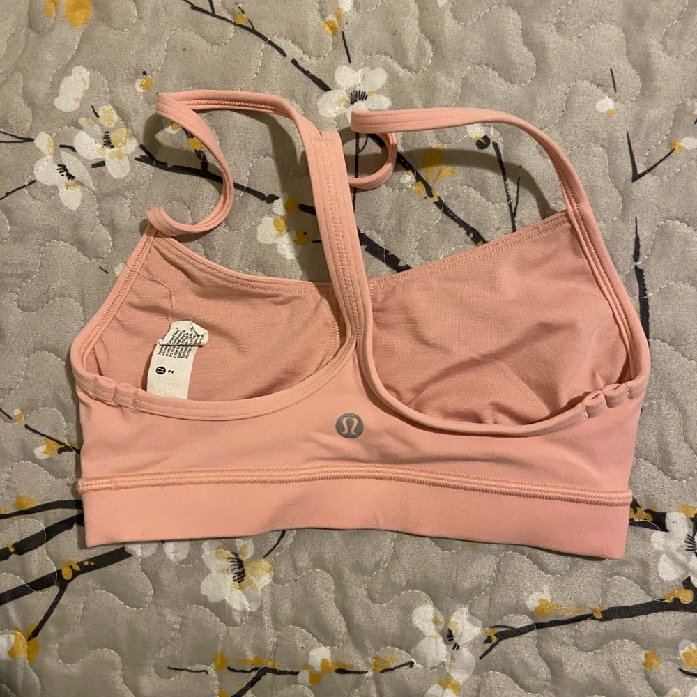 Lululemon Y bra pink size 2